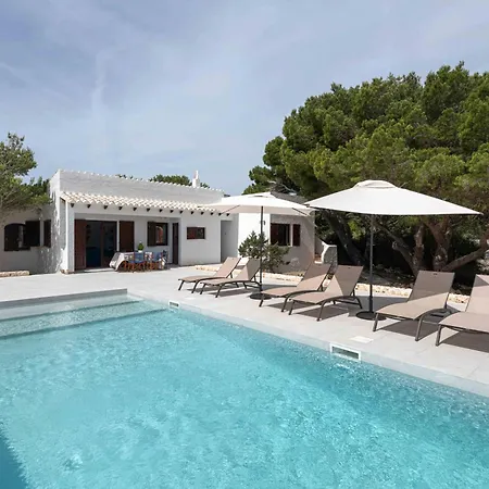 Menorquina Con Piscina En La Playa Semesterbostad